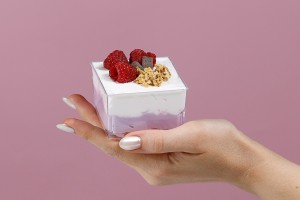 Пластмасова квадратна купичка 150 мл - 10 бр.-изображение_група