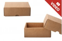 Кутия за съхранение от крафт хартия с размери 170x130x60 mm 