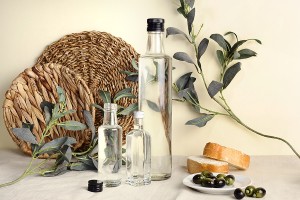 Стъклена бутилка за зехтин 100 мл Дорика PP24-изображение_група