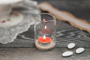 Стъклен буркан с тапа 200 мл за свещи  60x90 mm-изображение_група