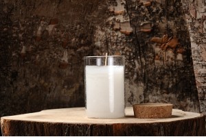 Стъклен буркан с тапа 200 мл за свещи  60x90 mm-изображение_група