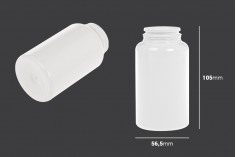 Haplar ve kapsüller için PET plastik kavanoz 200 ml