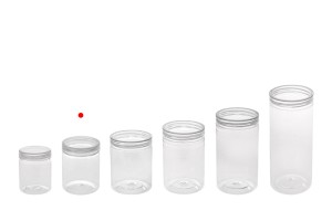 Пластмасови буркани  140 ml (PET) 55x73 mm с прозрачна капачка - 12 бр.-изображение_група