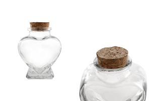 Стъклено бурканче във формата на сърце 75  мл-изображение_продукт