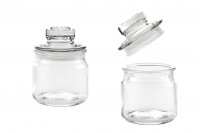 150 ml glass bottle with lid and airtight closure 70x100 mm