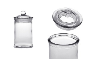 Стъклен буркан със стъклена капачка 330ml-изображение_продукт