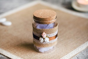 Стъклен буркан с тапа 200 мл за свещи  60x90 mm-изображение_група