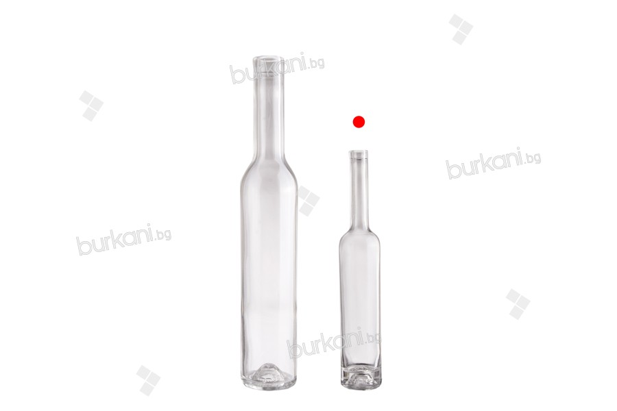 Малка стъклена елегантна бутилка 100 мл Футура