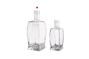 Стъклена елегантна бутилка Гарафа  500ml-изображение_група