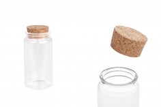 Mantar tıpalı (47x90) cam  şişe 100 ml 