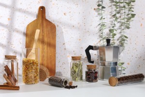 Малки стъклени шишета с коркова тапа 50 мл, с размер  47x50-изображение_група