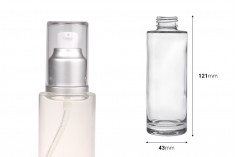 Losyon ve krem için cam şişe 100 ml