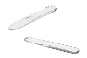Plastik krema spatula (PE) beyaz 61 mm - 24 adet