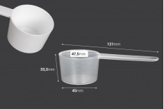 Мерителна лъжичка 50 ml пластмасова (PE) градуирана - 6 бр