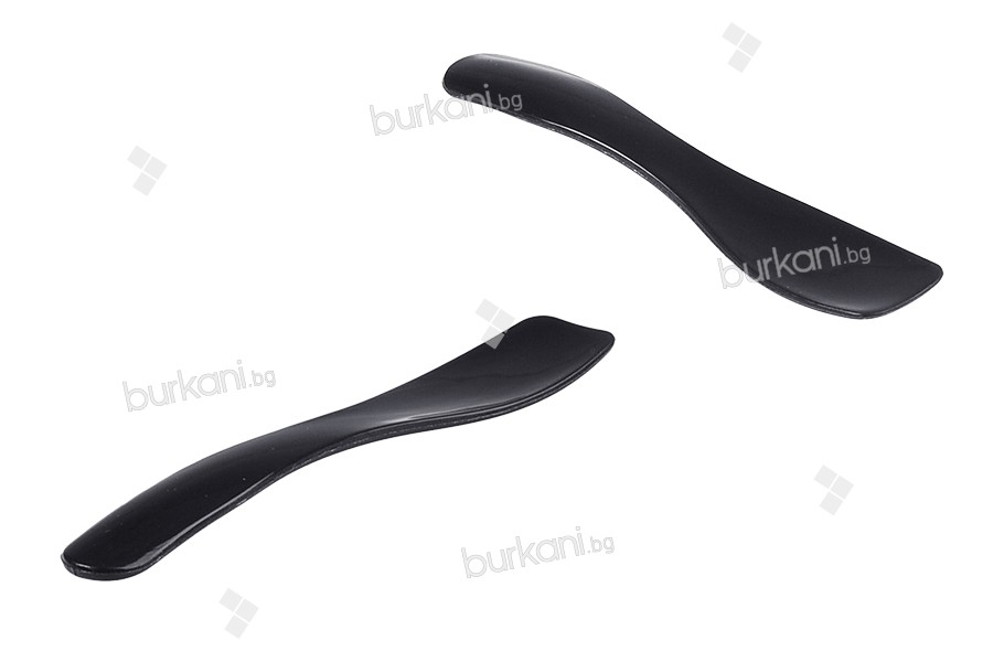 Krema için 54 mm siyah renkte spatula - 50 adet