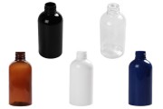 Çeşitli renklerde 150 ml plastik şişe (PP 24)