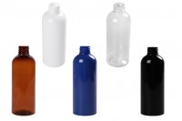 Çeşitli renklerde 200 ml plastik şişe (PP 24)