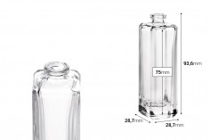 Стъклена бутилка за парфюм 30 ml Кримп - 15 мм