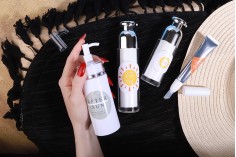 Луксозна Airless опаковка 50 мл (Прозрачна навън и бяла отвътре)  50 ml 