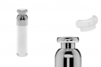 Луксозна Airless опаковка 50 мл (Прозрачна навън и бяла отвътре)  50 ml 