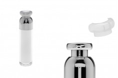 Луксозна Airless опаковка 50 мл (Прозрачна навън и бяла отвътре)  50 ml 