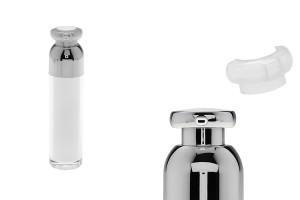Луксозна Airless опаковка 50 мл (Прозрачна навън и бяла отвътре)  50 ml-изображение_продукт