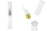 Пластмасова прозрачна бутилка за серуми Airless 10 ml 