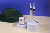 Пластмасова прозранча акрилна бутилка 15 мл Airless Пластмасова прозранча акрилна бутилка 15 мл Airless