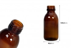 kahverengi şişe 100 ml PP 28