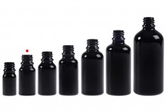 Стъклена черна бутилка 10 мл за етерични масла ПП18  
