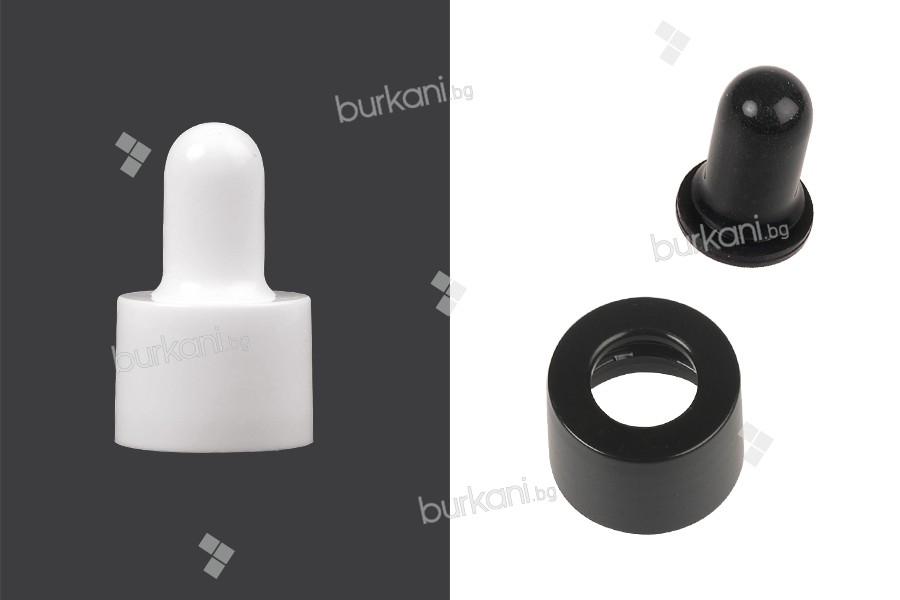 Kapak për pikatore, plastik me pompë (e zezë MAT) sigurimi CRC (PP 18)