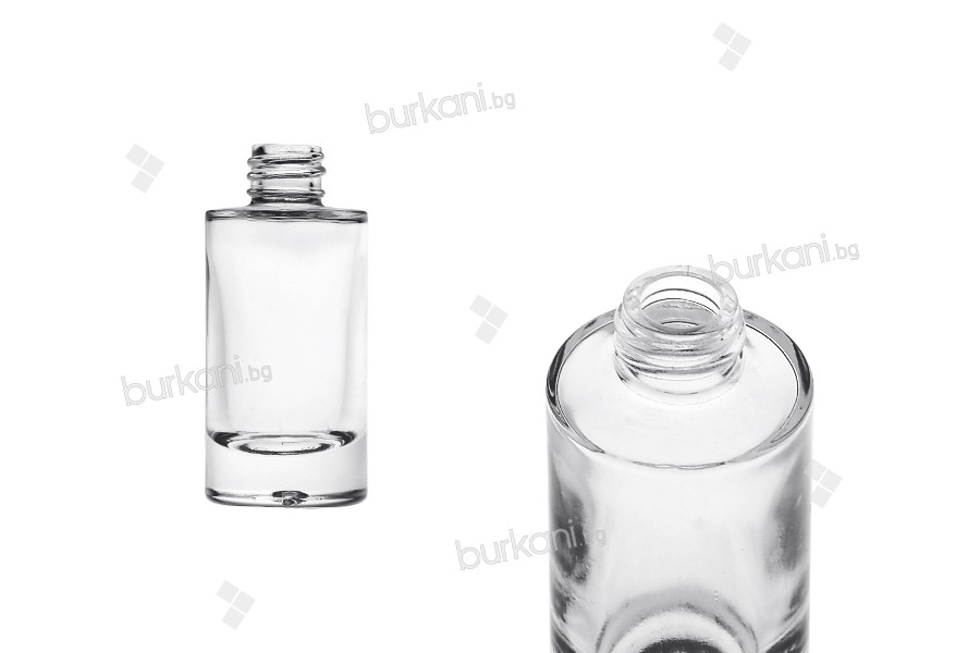 Стъклена бутилка 30 мл с гърловина ПП18