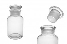 Стъклена фармацевтична бутилка 125 мл със стъклена капачка