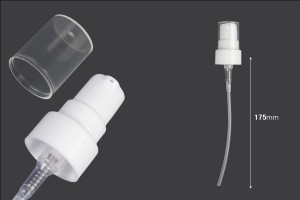 Пластмасова спрей помпа за бутилки КРИМП 20 MM-изображение_размери