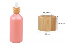 Пластмасов ринг с дървено покритие за 5 до 100 ml капкомери