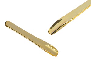 Шпатула за крем пластмаса (ABS) златна 70.5 мм - 24 бр-изображение_продукт