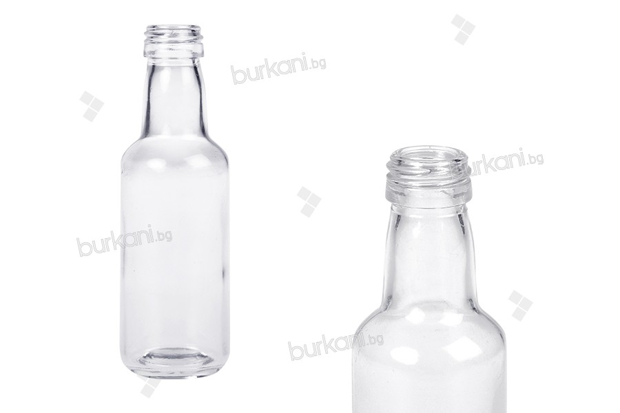 Glass bottle 40 ml (PP 18) for drinks