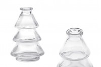 Стъклена бутилка 100 мл във формата на дърво - 6 бр. 