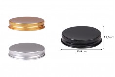 Wooden cap with rubber for jars with inner diameter of neck 71 mm