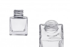Стъклена квадратна прозрачна бутилка 50 мл за ароматизатори (PP28)