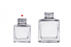 Стъклена квадратна прозрачна бутилка 50 мл за ароматизатори (PP28)