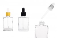 Serum için damlalıklı 30 ml  cam şişe