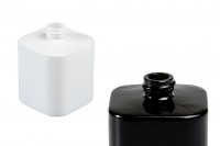 Луксозен стъклен флакон за парфюм 30 ml  с гърловина 15/400  (PP 15) в черен или бял цвят