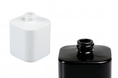 Луксозен стъклен флакон за парфюм 30 ml  с гърловина 15/400  (PP 15) в черен или бял цвят
