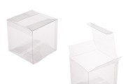 Şeffaf PET ambalaj kutusu 70x70x70 mm - 50 adet