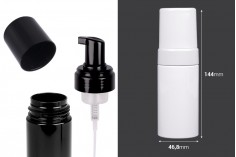 Köpüklü pompa şişesi 100 ml plastik 151x39 mm