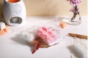 Пластмасова кутийка квадратна - 10 места- за восък Пластмасова кутийка квадратна - 10 места- за восък