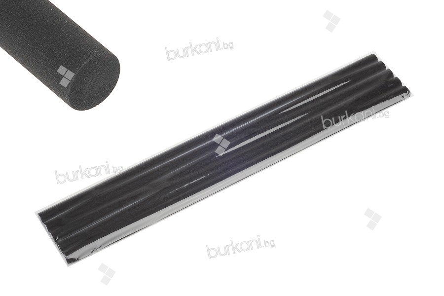 Siyah renkte oda kokuları için fiber çubuk 15x300 mm (sert) - 1 adet