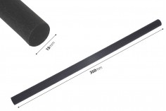 Siyah renkte oda kokuları için fiber çubuk 10x300 mm (sert) - 5 adet
