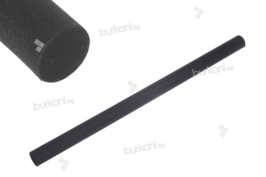 Фибър стик 20х350 мм (твърд)  в черен цвят - 1 бр.